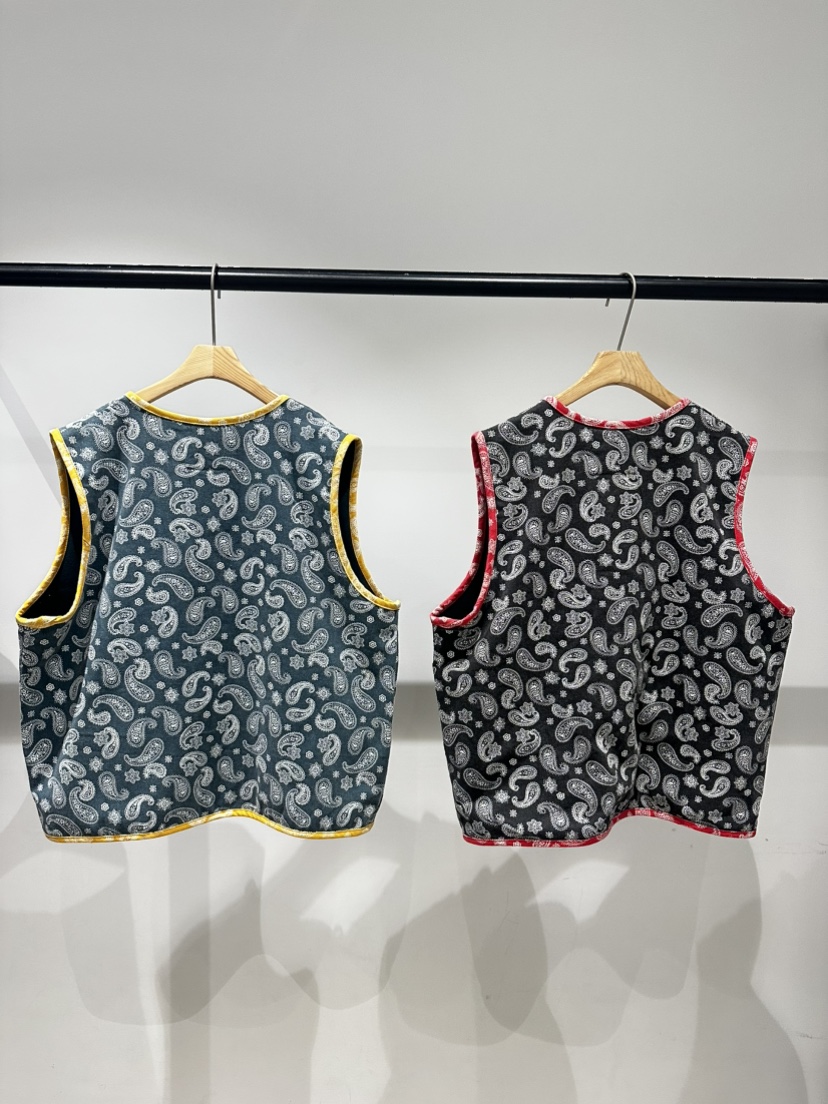 MAISONDEGLORY韓國代購女裝新品休閑時尚真品馬甲花紋雙面Maison de glory馬甲