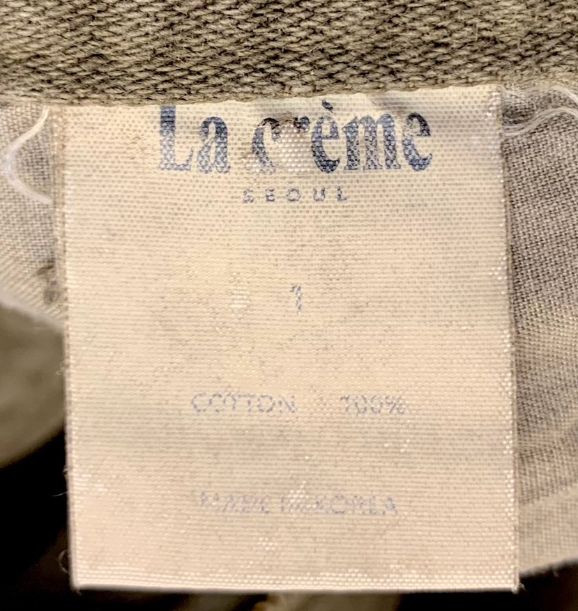 LA CREME東大門代購女士新款人氣真品推薦熱賣休閑褲染色LA CREME休閑褲