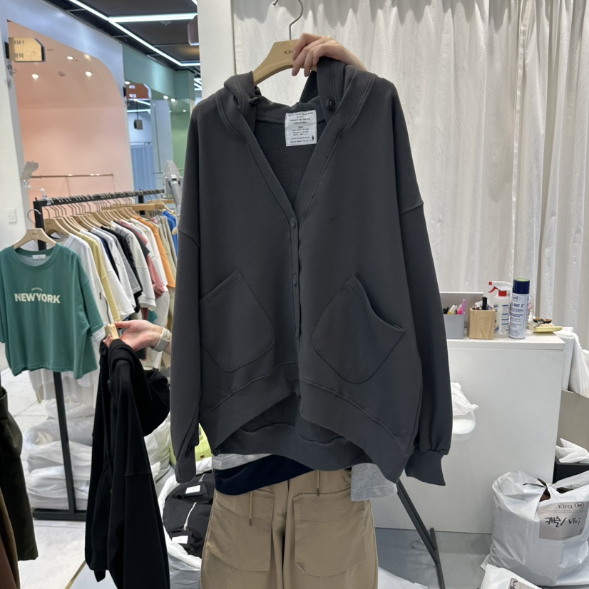 IN KIRA東大門實拍女士新品人氣熱賣時尚推薦真品開衫開衫IN KIRA開衫圖色2