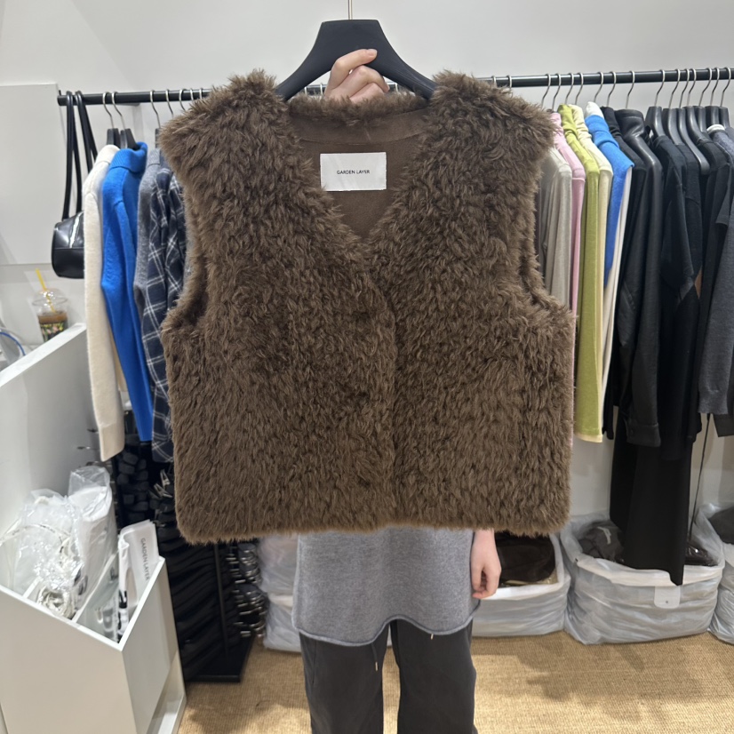 GARDEN LAYER東大門代購女士新品時尚休閑人氣真品馬甲羊毛GARDEN LAYER馬甲圖色3