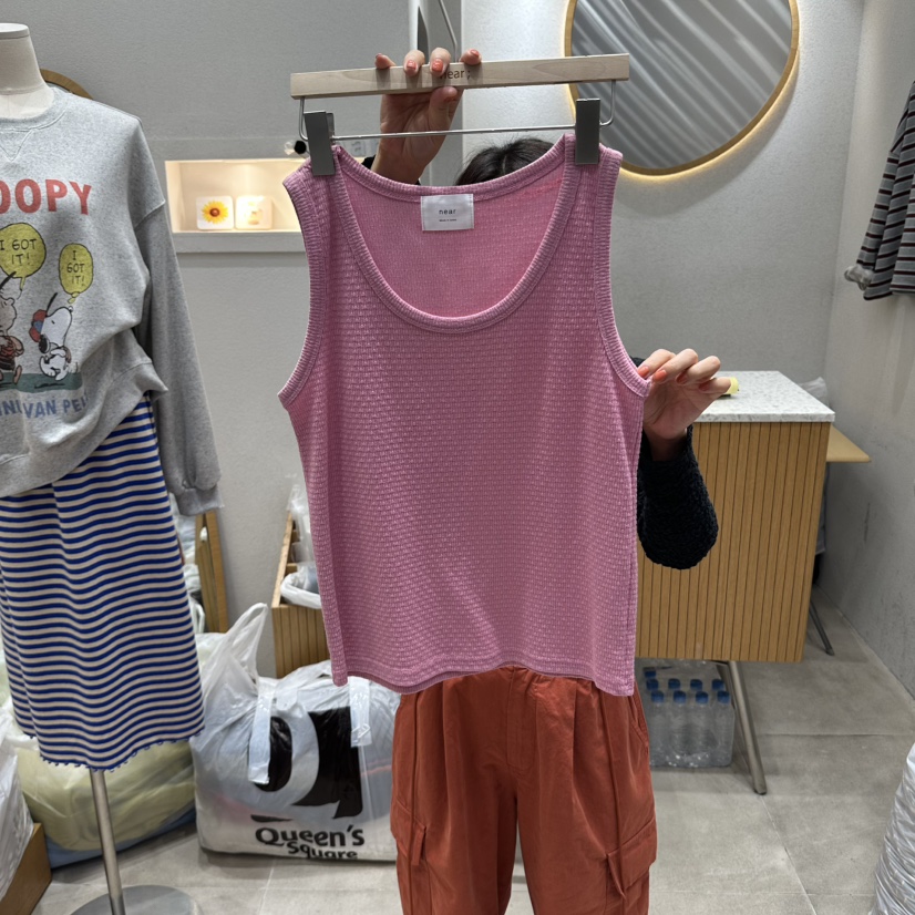 NEAR韓國代購女士新品休閑推薦時尚人氣真品熱賣吊帶背心NEAR吊帶/背心圖色1