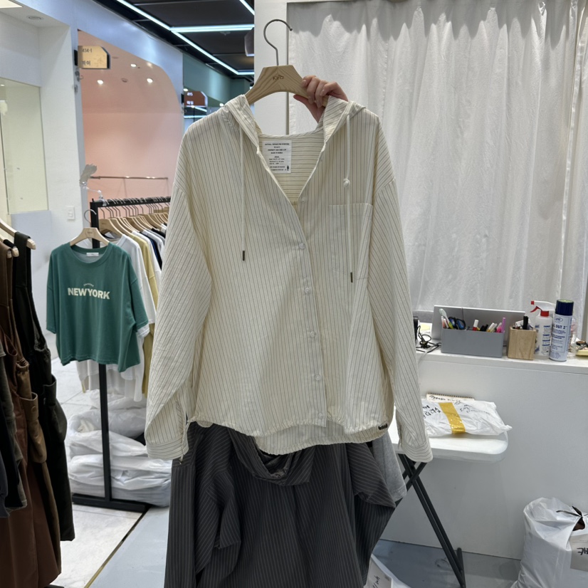 IN KIRA東大門直郵女士新品推薦時尚真品休閑襯衫蕾絲衫IN KIRA襯衫/蕾絲衫圖色1