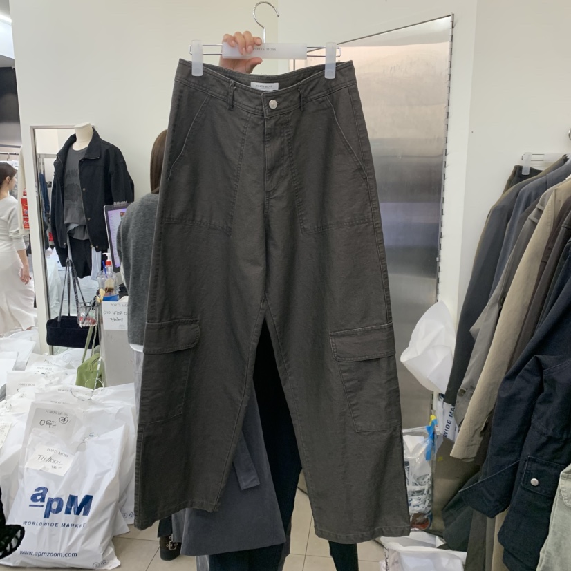 PORTS MOSS韓國直郵女士新品真品休閑人氣推薦熱賣休閑褲PORTS_MOSS休閑褲圖色1棕色