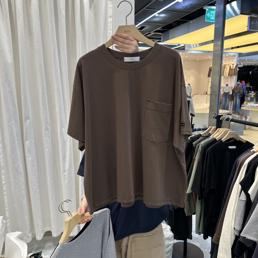 IN KIRA韓國直郵女裝新品推薦人氣休閑熱賣時尚真品T恤IN KIRAT恤圖色2