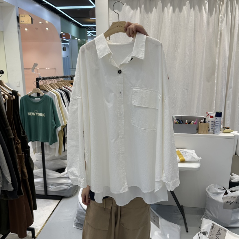 IN KIRA東大門直郵女裝新品熱賣休閑推薦人氣襯衫蕾絲衫IN KIRA襯衫/蕾絲衫圖色1