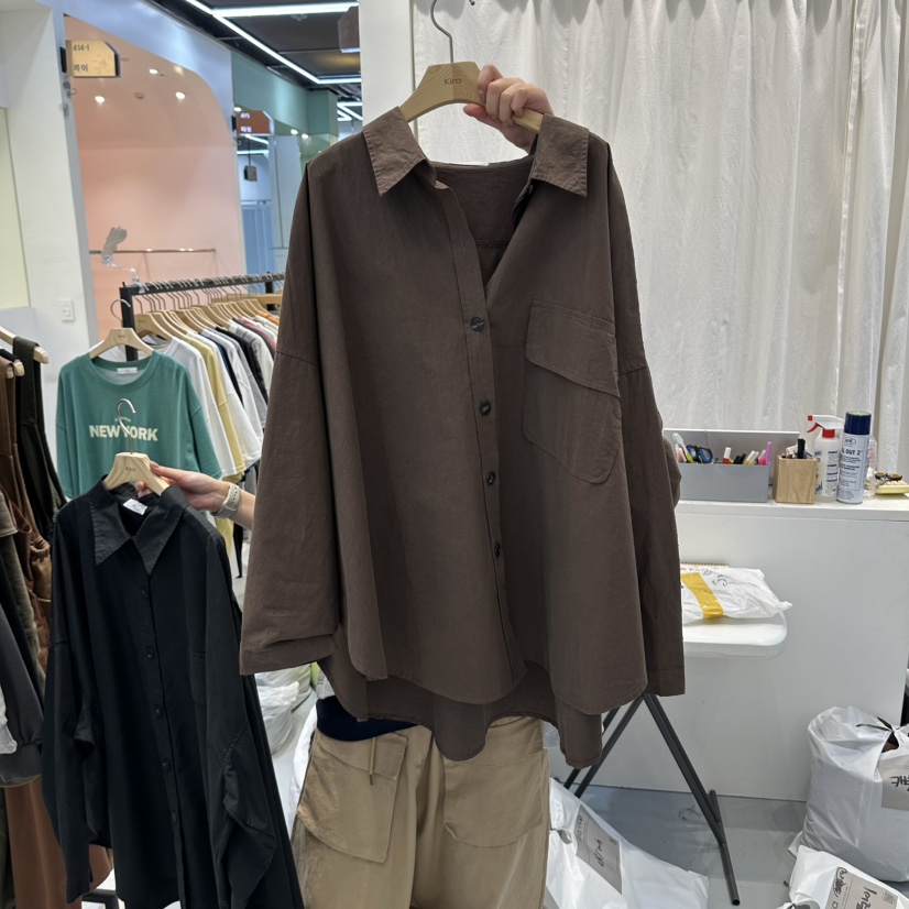 IN KIRA東大門直郵女裝新品熱賣休閑推薦人氣襯衫蕾絲衫IN KIRA襯衫/蕾絲衫圖色3