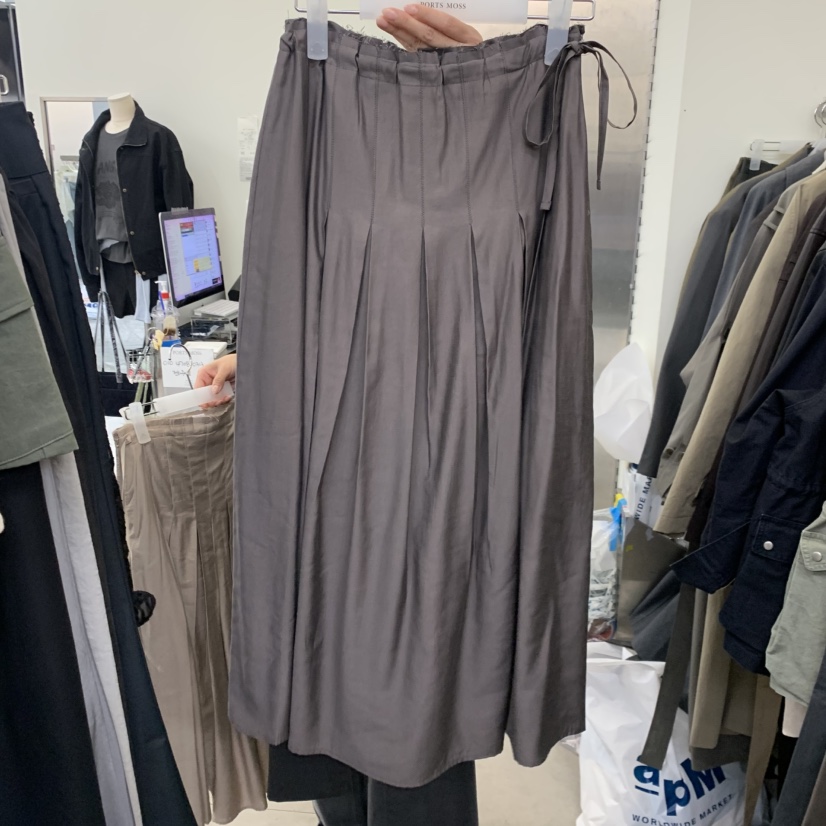 PORTS MOSS韓國直郵女士新品時尚人氣真品休閑半身裙中短裙PORTS_MOSS半身裙/中短裙圖色2棕色