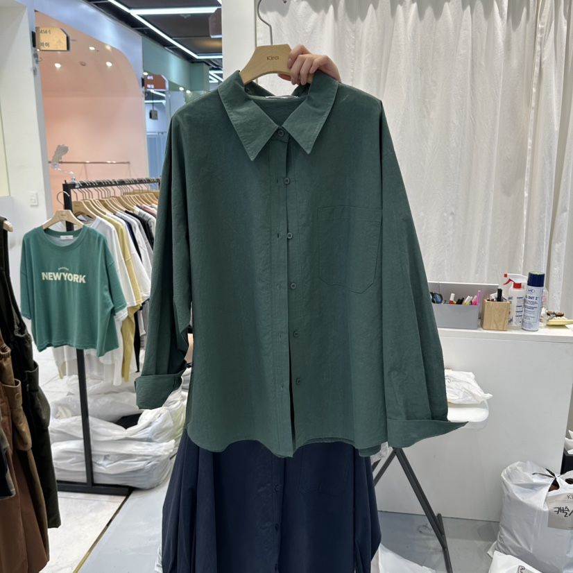 IN KIRA韓國代購女裝新品推薦真品休閑熱賣時尚襯衫蕾絲衫IN KIRA襯衫/蕾絲衫圖色2