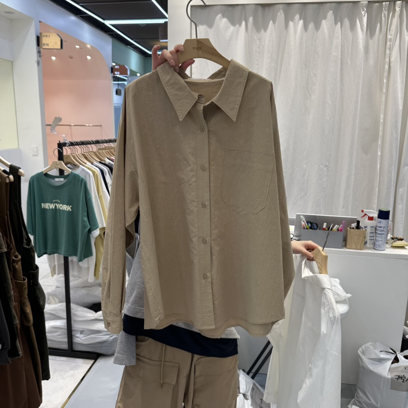 IN KIRA韓國代購女裝新品推薦真品休閑熱賣時尚襯衫蕾絲衫IN KIRA襯衫/蕾絲衫圖色4