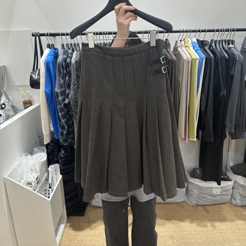 GARDEN LAYER韓國代購女士新品熱賣真品時尚半身裙中短裙GARDEN LAYER半身裙/中短裙圖色1綠色