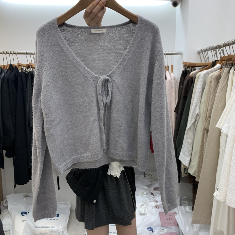 DRESS ROOM韓國代購女士新款推薦休閑熱賣人氣開衫不含內搭DRESS ROOM開衫圖色2
