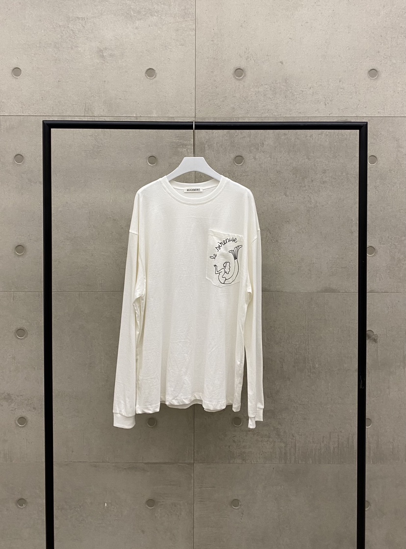 MUCH MORE/JACKPOT東大門直郵女裝新款真品推薦長袖T恤MUCH MORE/JACKPOT長袖T恤圖色1白色