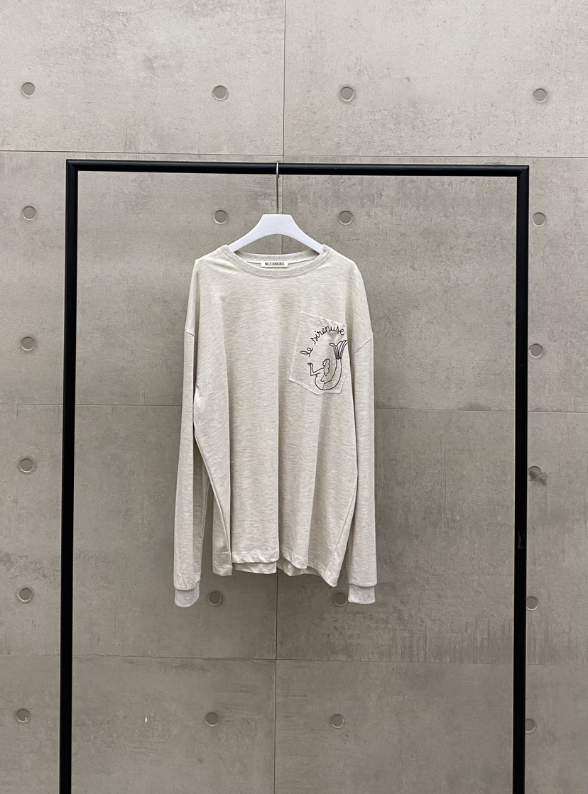 MUCH MORE/JACKPOT東大門直郵女裝新款真品推薦長袖T恤MUCH MORE/JACKPOT長袖T恤圖色2燕麥