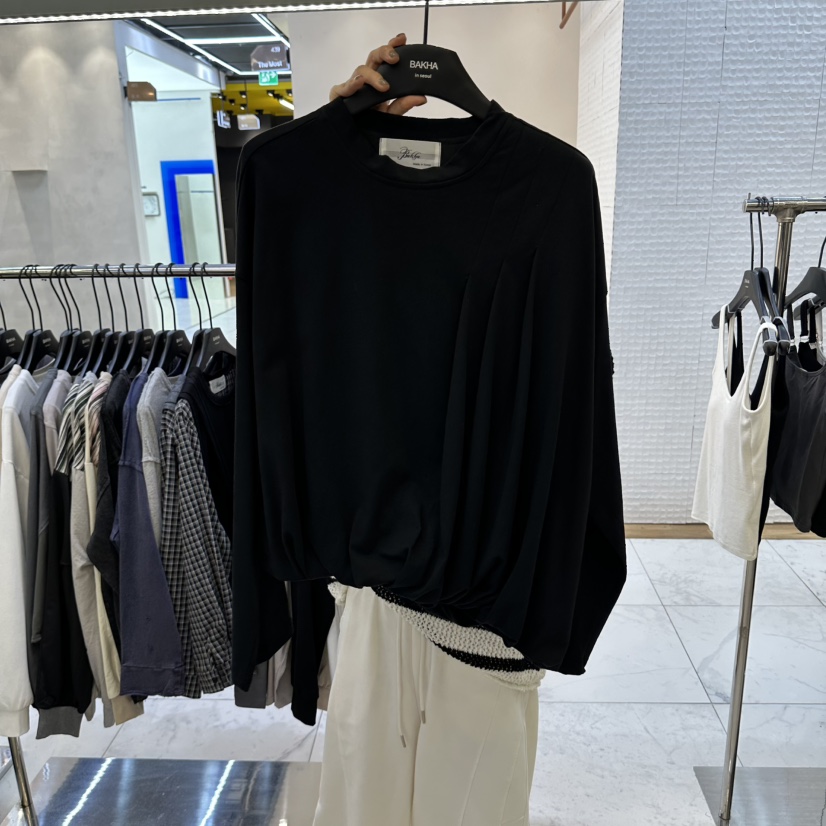 BAKHA東大門代購女士新款真品人氣推薦休閑熱賣時尚長袖T恤CHARLES THE SECOND/CHEAP-CHIC長袖T恤圖色3