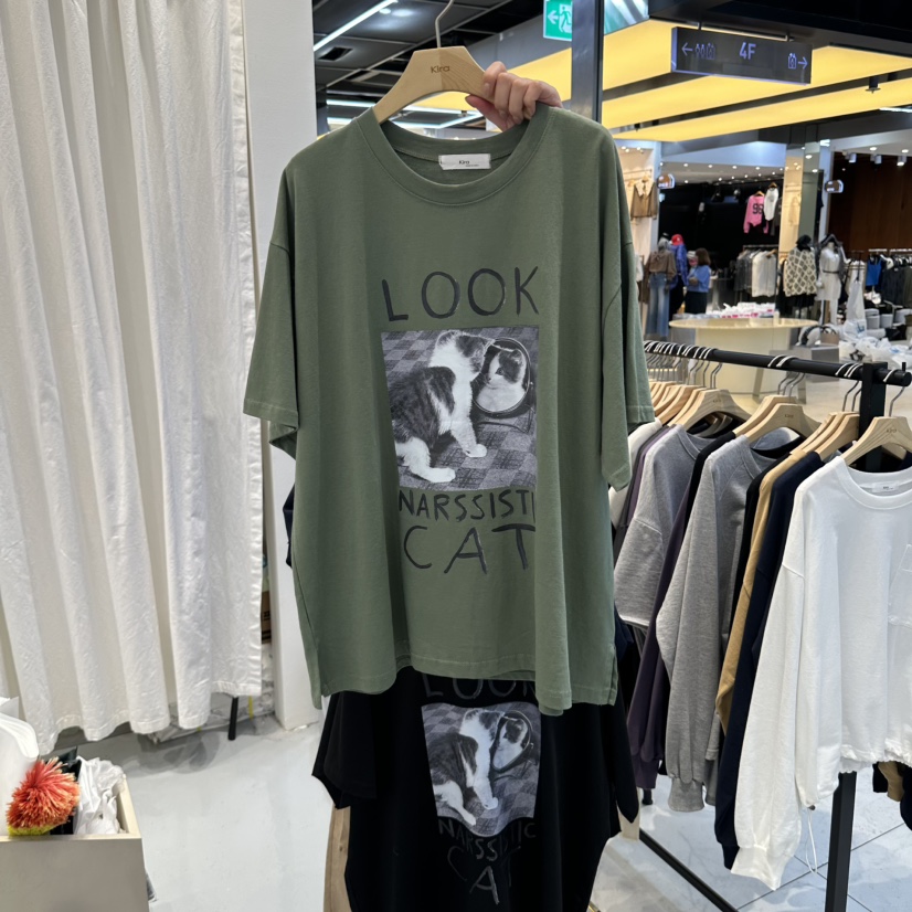 IN KIRA韓國代購女裝新品熱賣推薦時尚人氣休閑真品T恤IN KIRAT恤圖色2