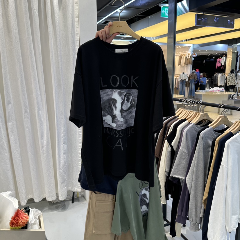 IN KIRA韓國代購女裝新品熱賣推薦時尚人氣休閑真品T恤IN KIRAT恤圖色3