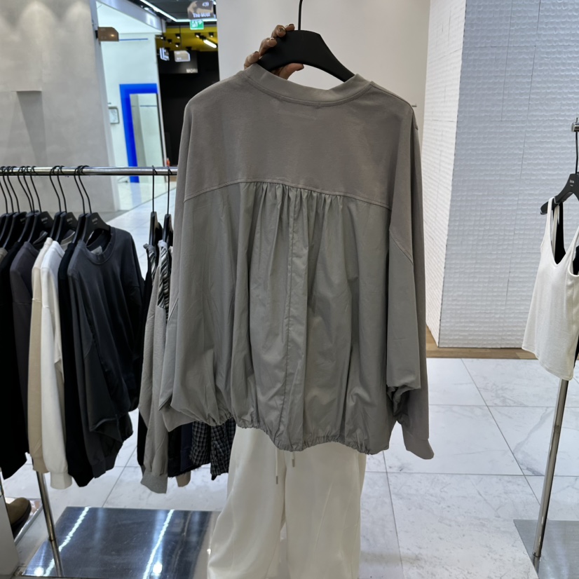 BAKHA東大門直郵女士新款真品推薦時尚休閑人氣熱賣衛衣褶皺CHARLES THE SECOND/CHEAP-CHIC衛衣