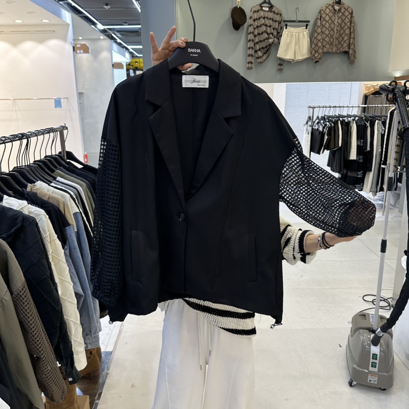 BAKHA東大門實拍女裝新品推薦人氣熱賣時尚休閑真品夾克CHARLES THE SECOND/CHEAP-CHIC夾克圖色2