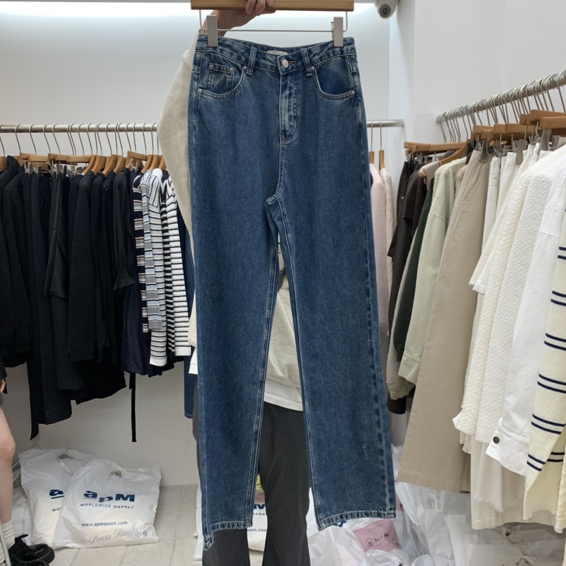 DRESS ROOM東大門實拍女士新品休閑推薦熱賣人氣真品牛仔褲DRESS ROOM牛仔褲圖色2