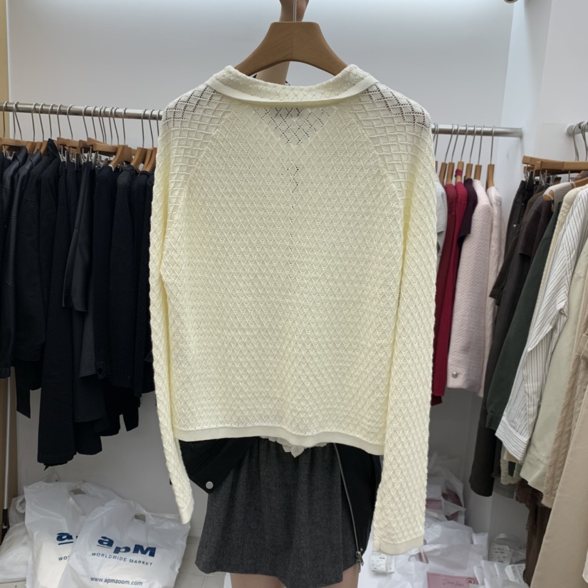 DRESS ROOM韓國直郵女士新品熱賣休閑推薦時尚真品人氣開衫DRESS ROOM開衫