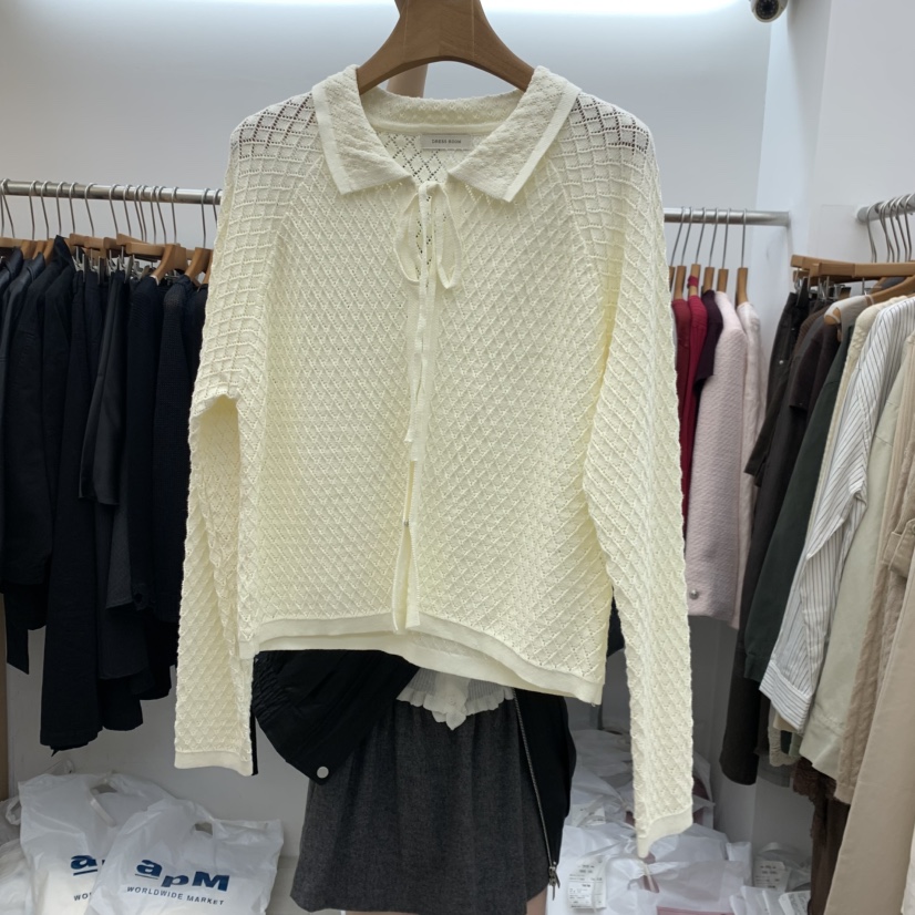 DRESS ROOM韓國直郵女士新品熱賣休閑推薦時尚真品人氣開衫DRESS ROOM開衫圖色1