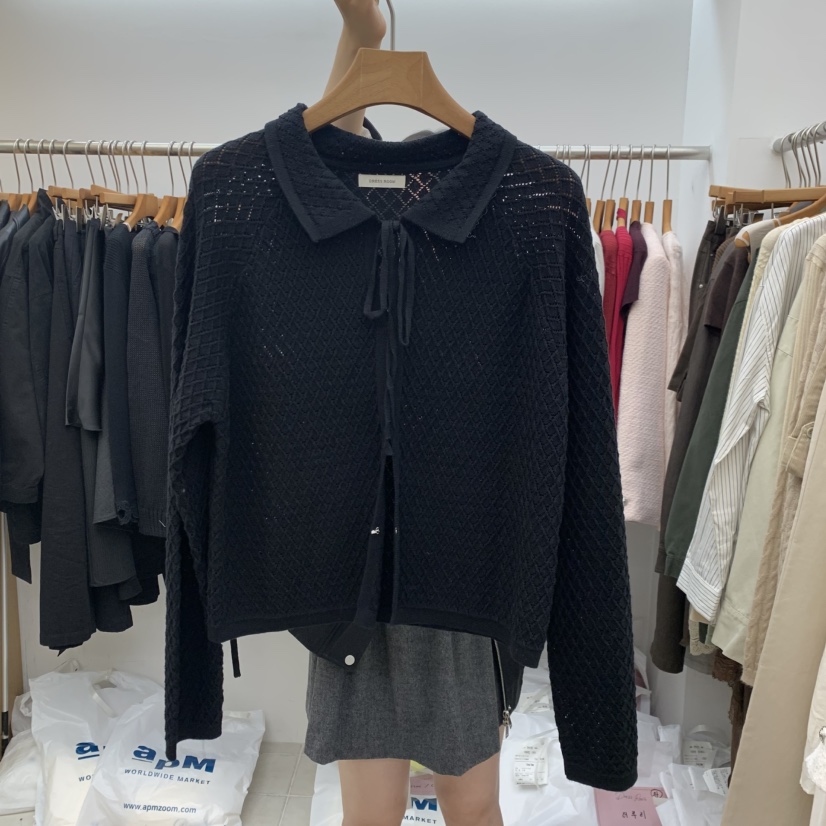 DRESS ROOM韓國直郵女士新品熱賣休閑推薦時尚真品人氣開衫DRESS ROOM開衫圖色2