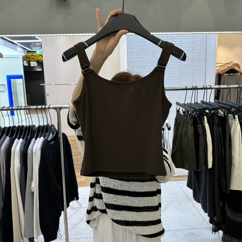 BAKHA韓國代購女裝新款推薦休閑人氣真品熱賣吊帶背心無袖CHARLES THE SECOND/CHEAP-CHIC吊帶/背心