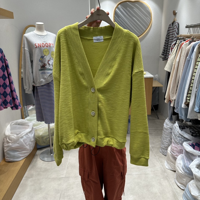 NEAR東大門直郵女士新品真品時尚人氣休閑推薦開衫羊毛開襟NEAR開衫圖色1