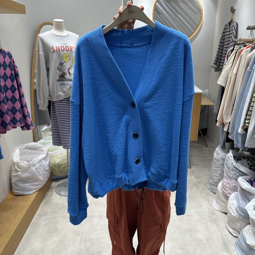 NEAR東大門直郵女士新品真品時尚人氣休閑推薦開衫羊毛開襟NEAR開衫圖色2