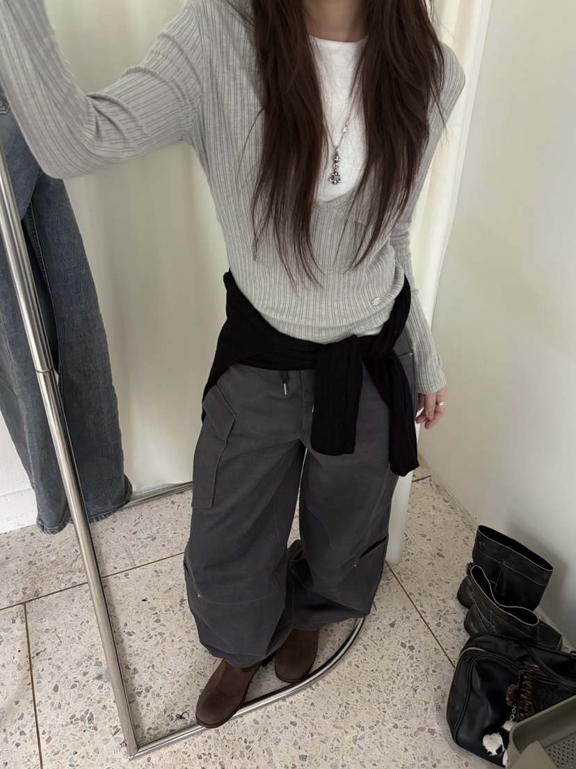 MUGE東大門實拍女裝新品休閑人氣真品熱賣休閑褲不含腰帶MUGE休閑褲