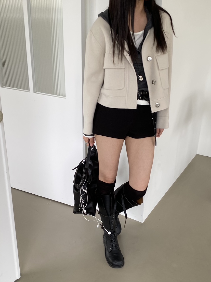 Verbena韓國代購女裝新款熱賣休閑推薦真品時尚人氣夾克Verbena夾克