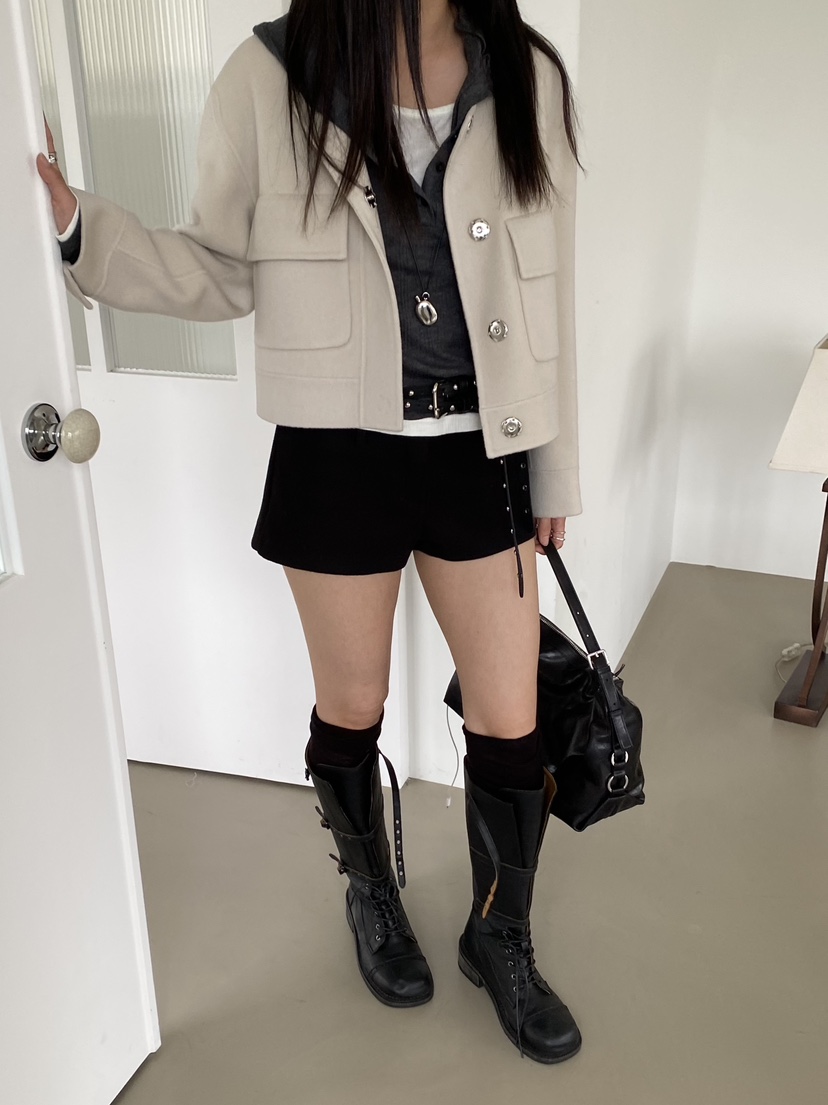 Verbena韓國代購女裝新款熱賣休閑推薦真品時尚人氣夾克Verbena夾克