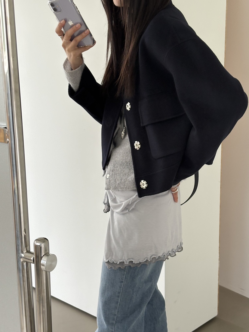 Verbena韓國代購女裝新款熱賣休閑推薦真品時尚人氣夾克Verbena夾克