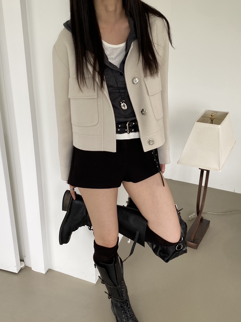 Verbena韓國代購女裝新款熱賣休閑推薦真品時尚人氣夾克Verbena夾克圖色1