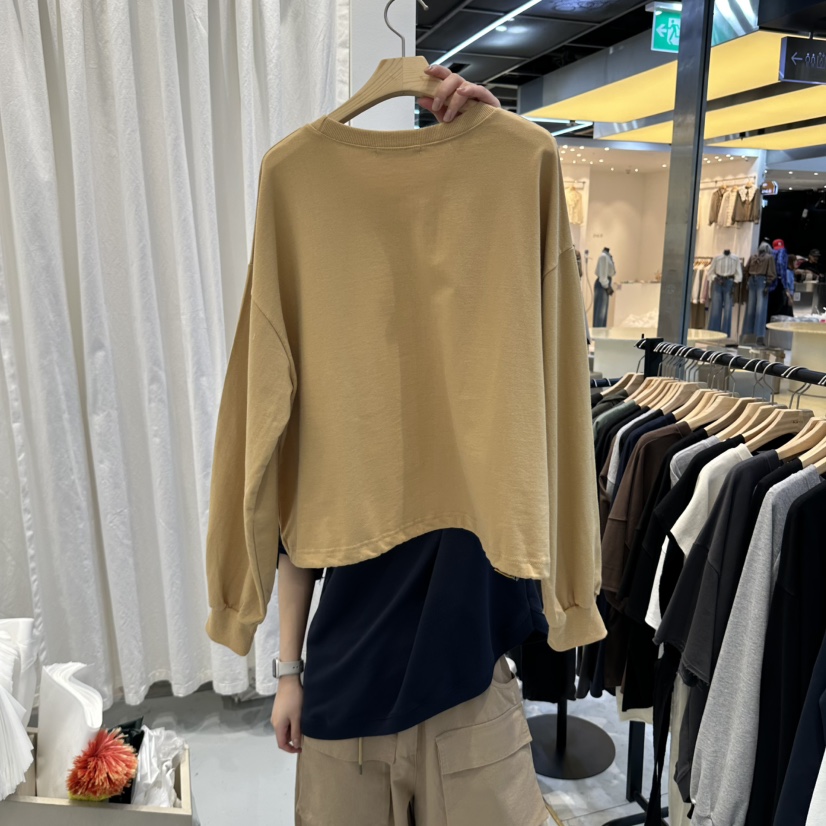 IN KIRA韓國直郵女士新品時尚熱賣人氣真品休閑推薦長袖T恤IN KIRA長袖T恤