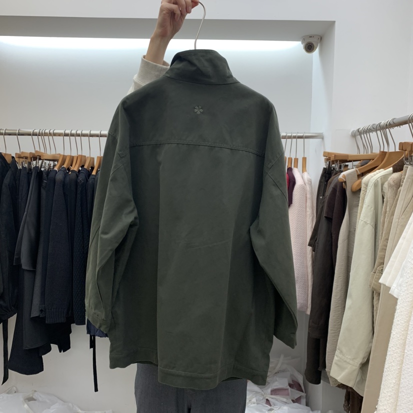 DRESS ROOM韓國代購女士新品時尚真品熱賣推薦休閑夾克棉質DRESS ROOM夾克