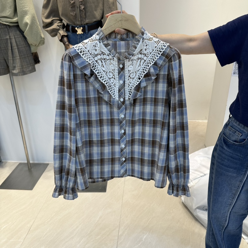 2AN.B韓國直郵女裝新款休閑熱賣推薦人氣真品襯衫蕾絲衫2AN.B襯衫/蕾絲衫圖色1
