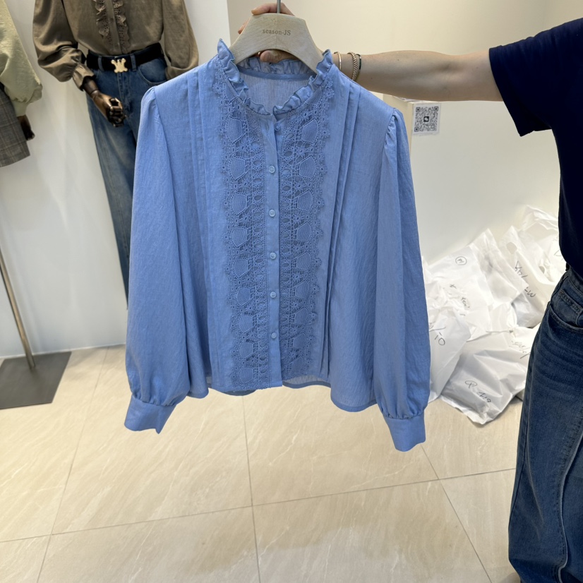 2AN.B東大門實拍女裝新品熱賣休閑推薦真品時尚襯衫蕾絲衫2AN.B襯衫/蕾絲衫圖色2