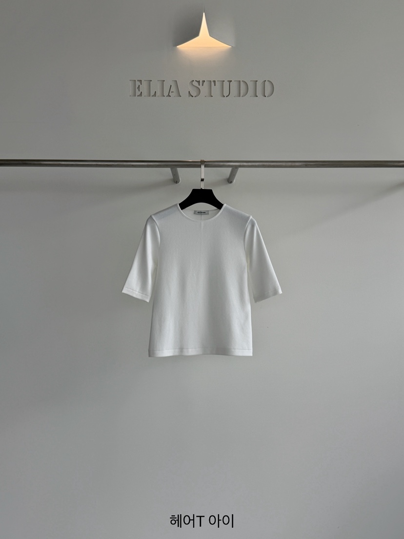 ELIA韓國代購女裝新品熱賣人氣休閑推薦時尚真品T恤ELIAT恤圖色1