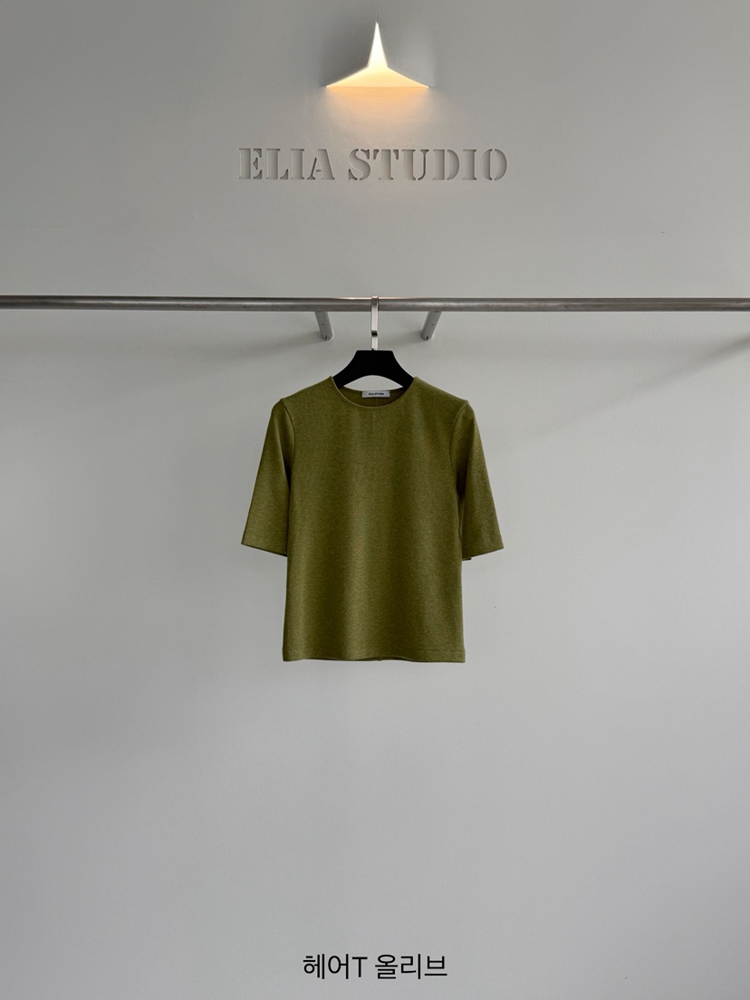 ELIA韓國代購女裝新品熱賣人氣休閑推薦時尚真品T恤ELIAT恤圖色2