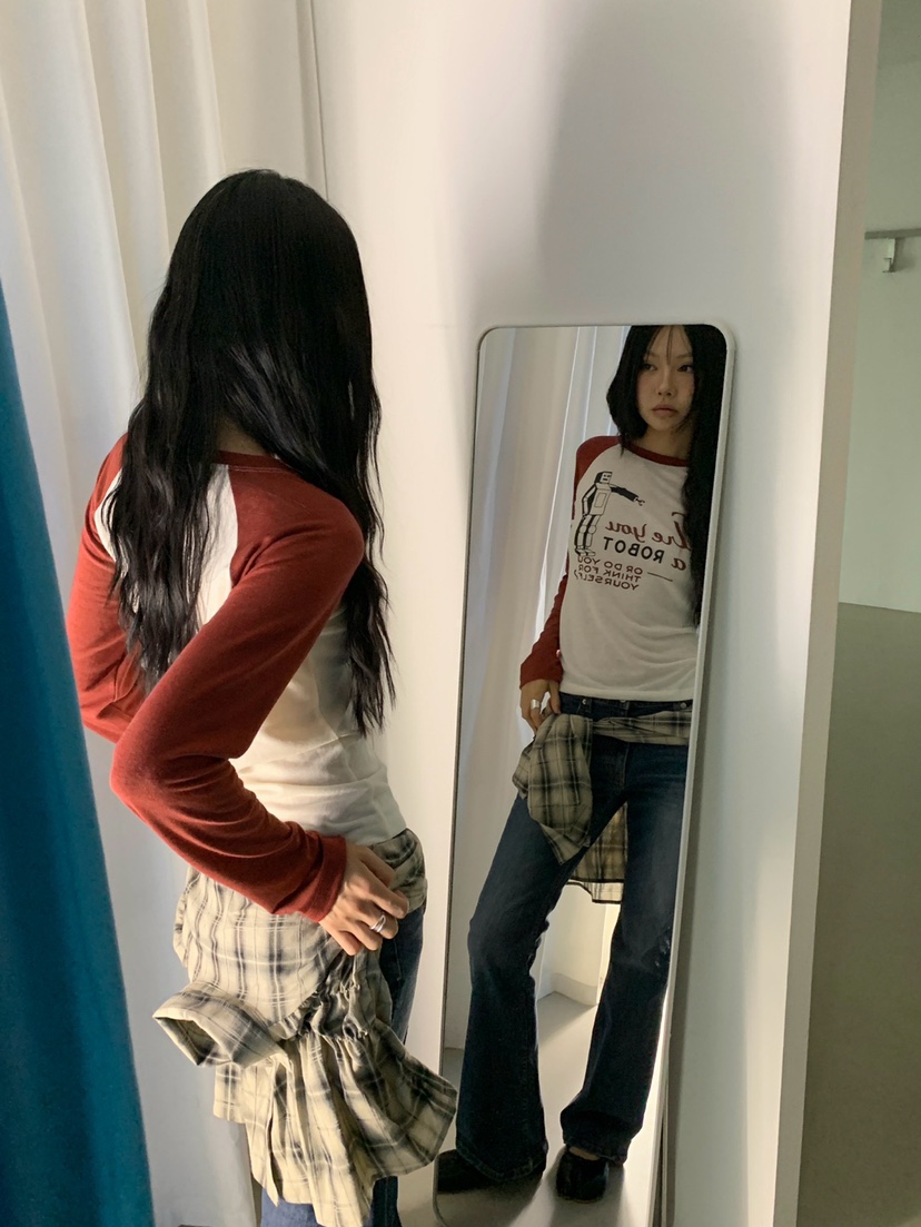 MORE THAN-P東大門直郵女裝新款休閑熱賣牛仔褲修身喇叭MORE THAN牛仔褲