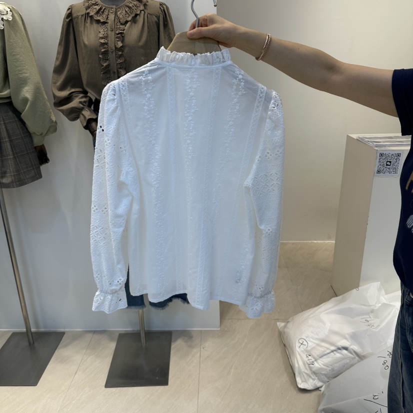 2AN.B東大門直郵女士新品休閑人氣真品推薦時尚襯衫蕾絲衫2AN.B襯衫/蕾絲衫