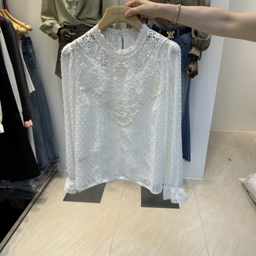 2AN.B韓國代購女裝新品人氣推薦休閑真品熱賣襯衫蕾絲衫2AN.B襯衫/蕾絲衫圖色1