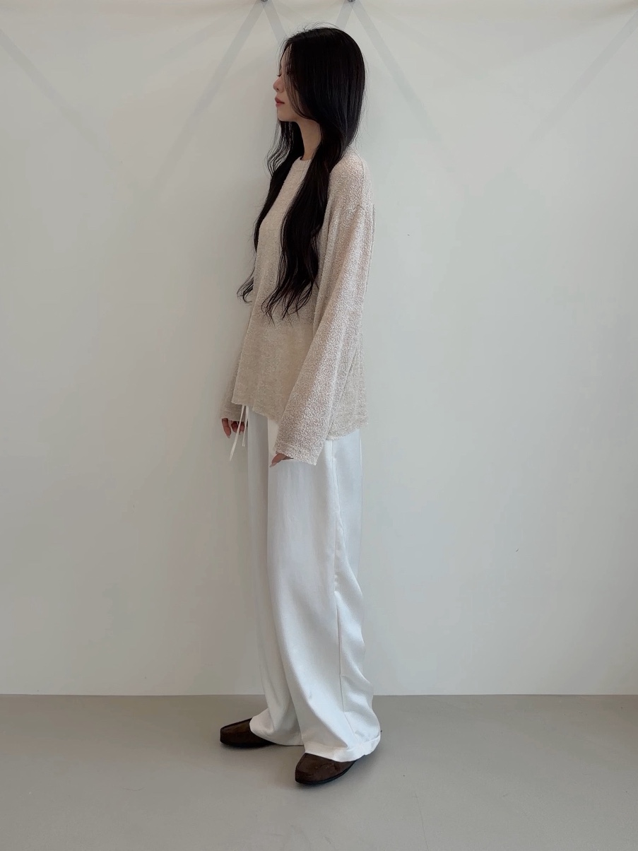 ELIA韓國直郵女裝新品時尚推薦真品休閑熱賣人氣休閑褲緞面ELIA休閑褲