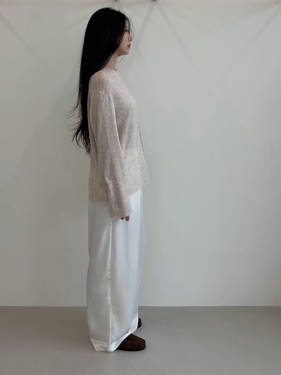 ELIA韓國直郵女裝新品時尚推薦真品休閑熱賣人氣休閑褲緞面ELIA休閑褲