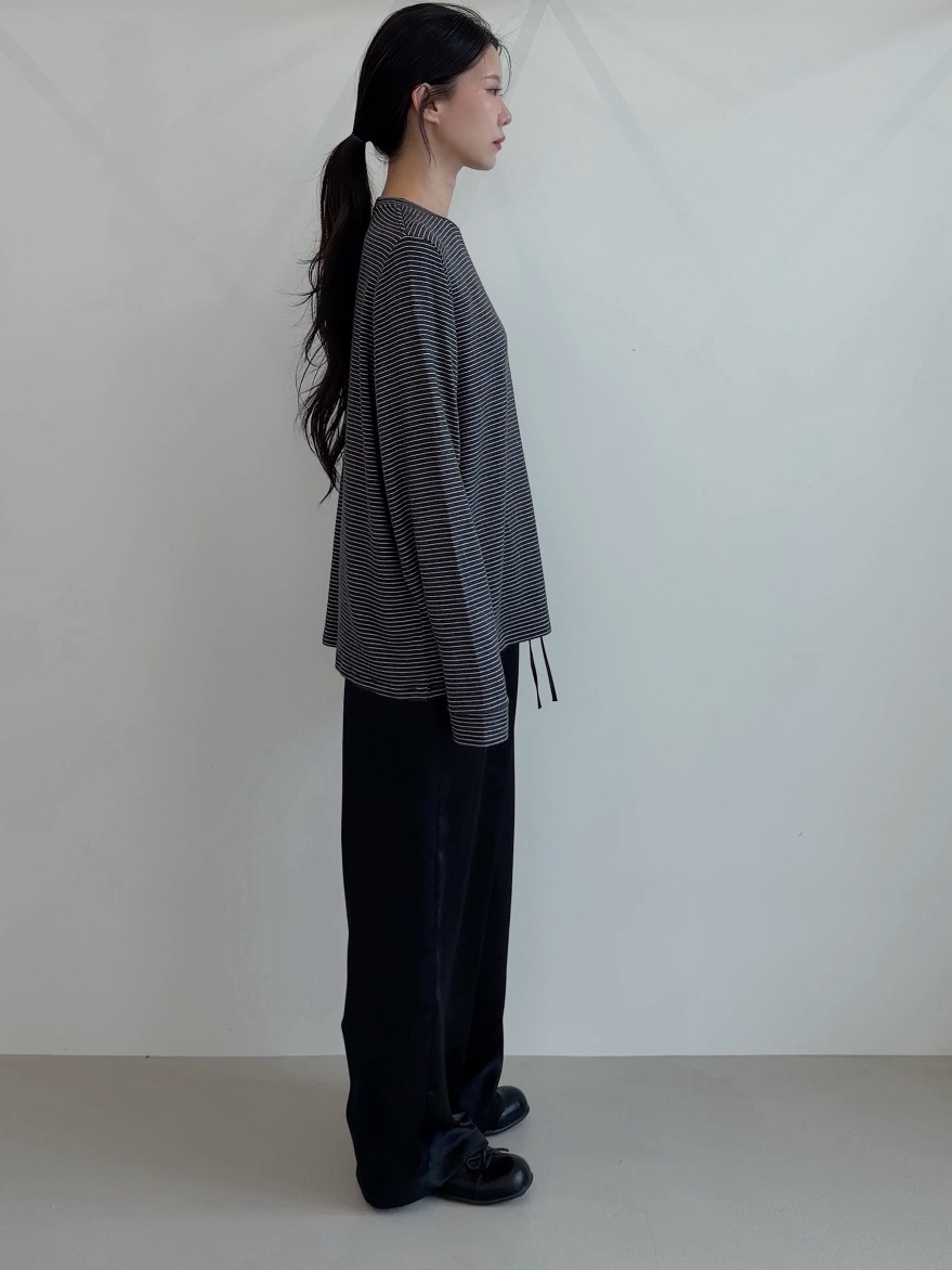 ELIA韓國直郵女裝新品時尚推薦真品休閑熱賣人氣休閑褲緞面ELIA休閑褲