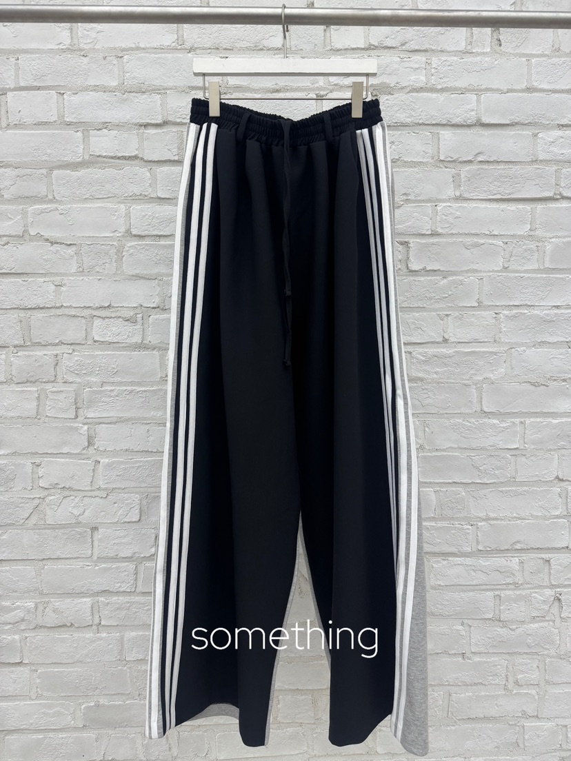 SOMETHING-L/FANCY韓國代購女士新款熱賣時尚休閑休閑褲SOMETHING-L/FANCY休閑褲圖色2黑色