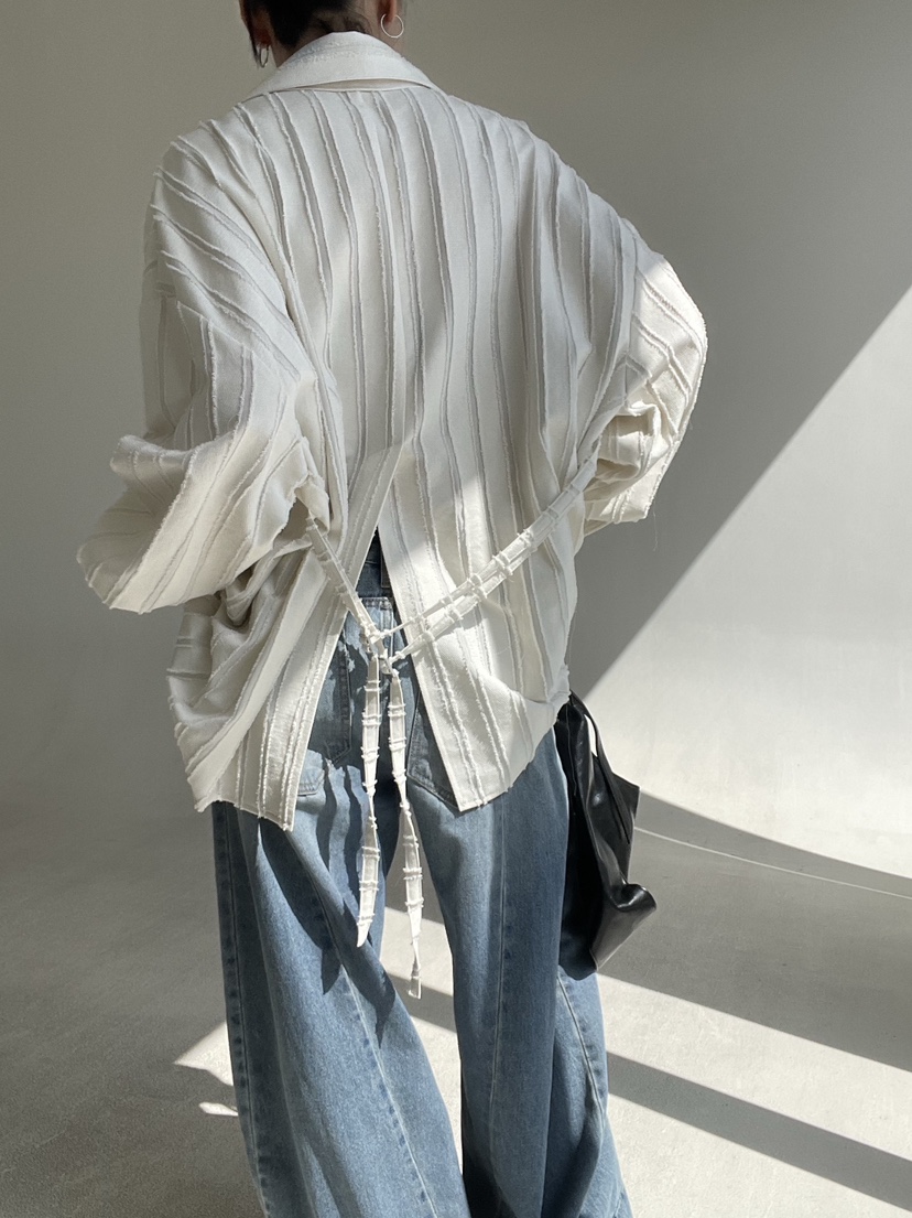REIZ韓國代購女士新款真品熱賣休閑推薦襯衫蕾絲衫腰帶雙腰REIZ襯衫/蕾絲衫