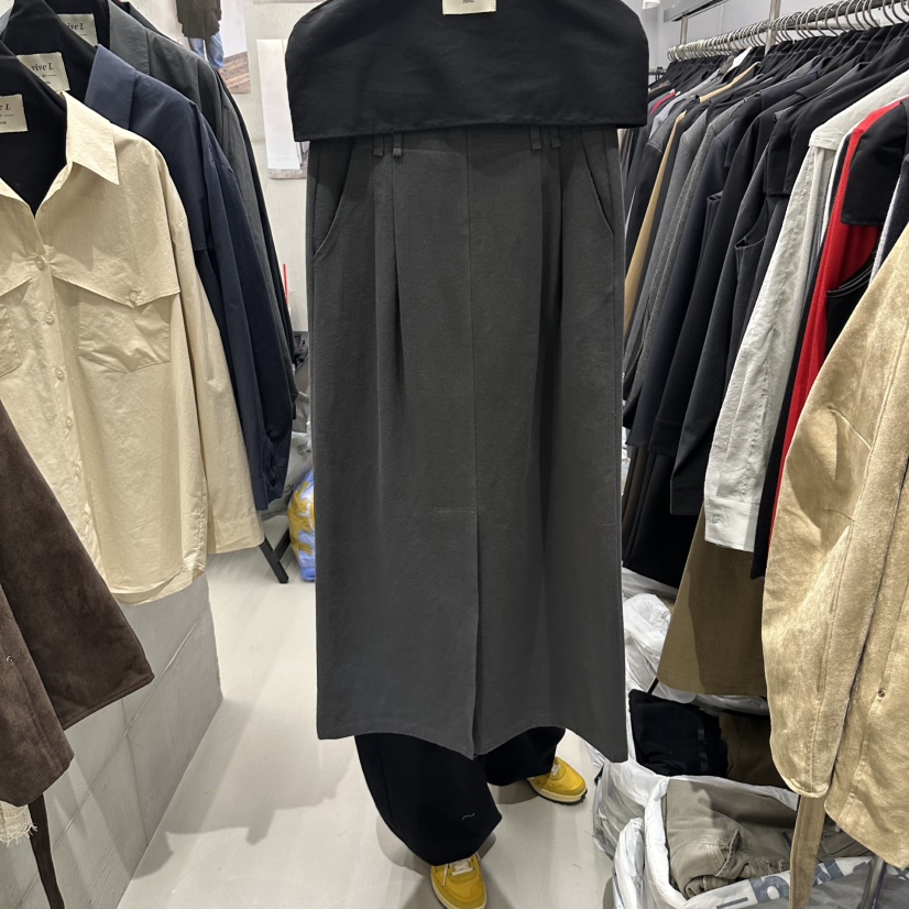 VIVEL東大門直郵女士新品時尚推薦人氣休閑真品熱賣長裙絲帶VIVEL長裙圖色3