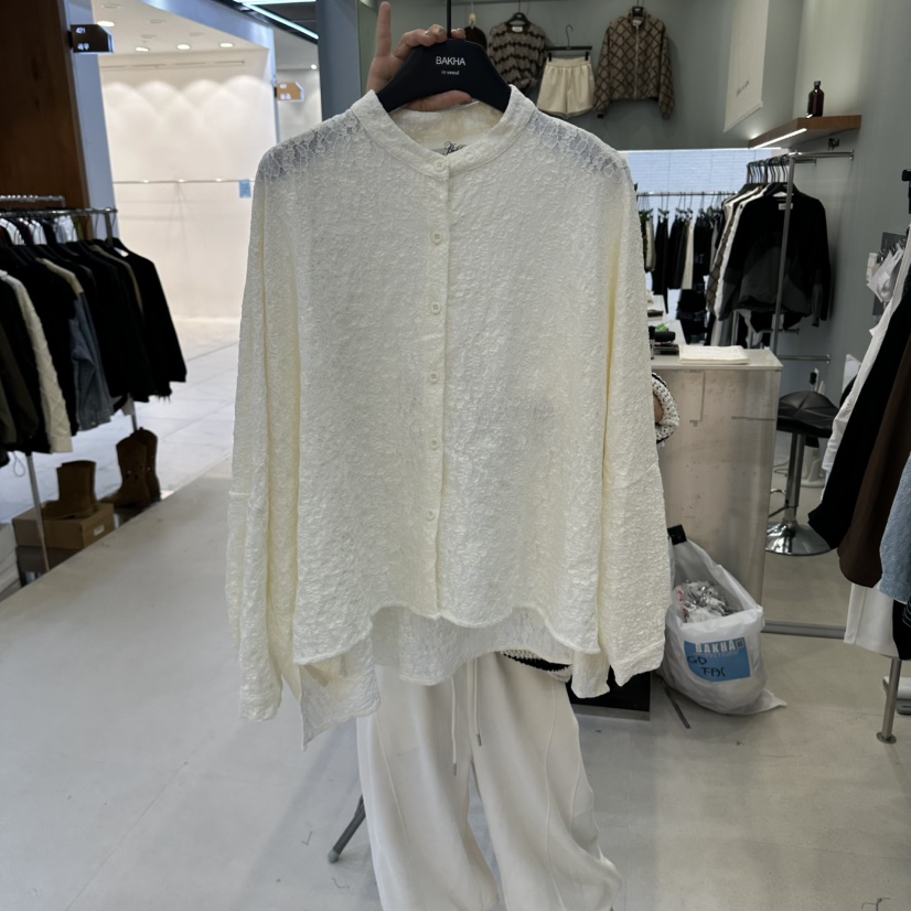 BAKHA東大門實拍女士新品時尚人氣推薦熱賣襯衫蕾絲衫經典CHARLES THE SECOND/CHEAP-CHIC襯衫/蕾絲衫圖色1